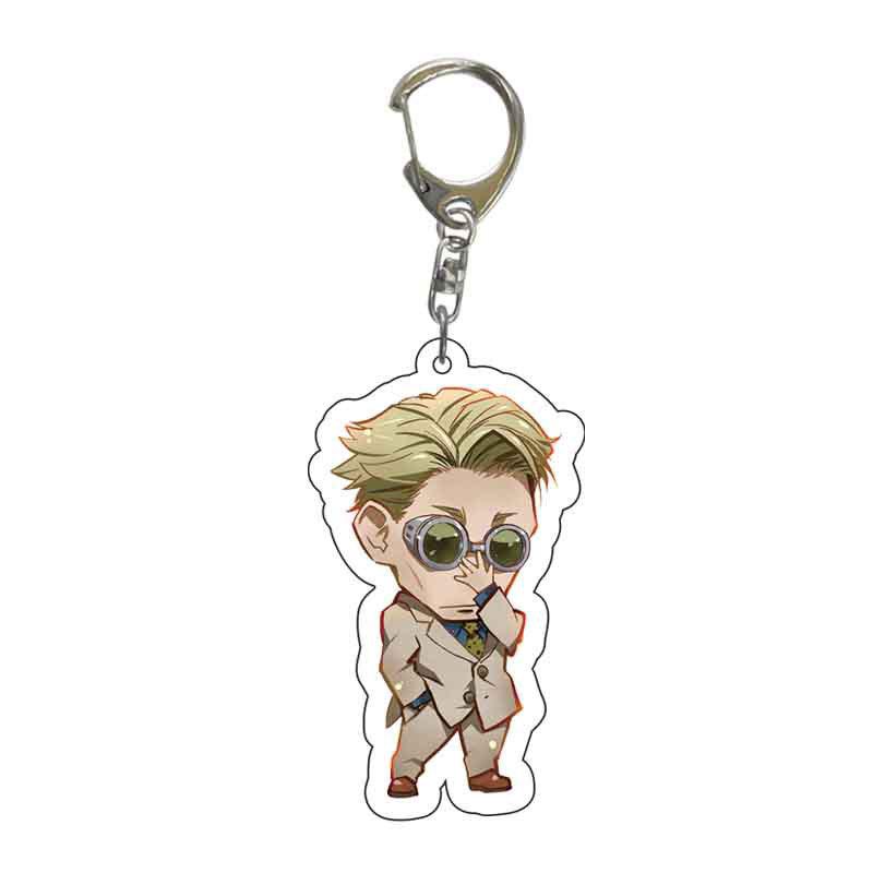 Двусторонний акриловый брелок Jujutsu Kaisen: Годзё Сатору, Юджи, Сукуна