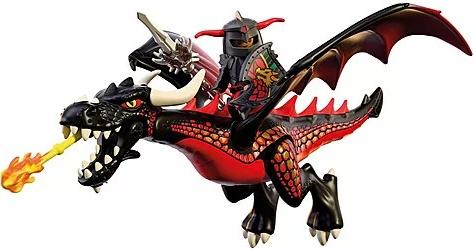 Playmobil Knights Black Dragon 18-piece Toy Set 72114 (4008789721143)