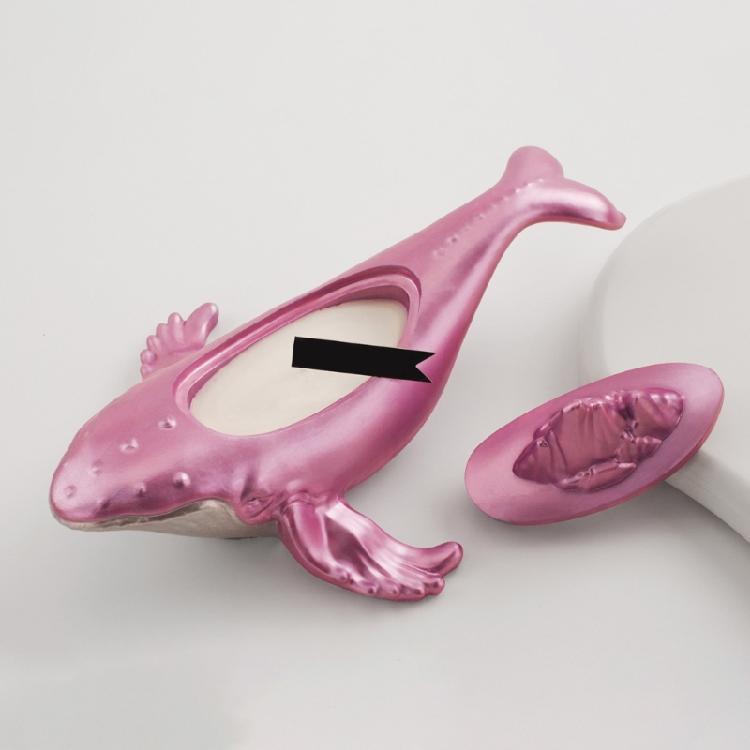 Multipurpose Silicone Resin Box Mold Large Jewelry Storage Containers with Lids Mould Whale Shape Candle Cup Making Mold