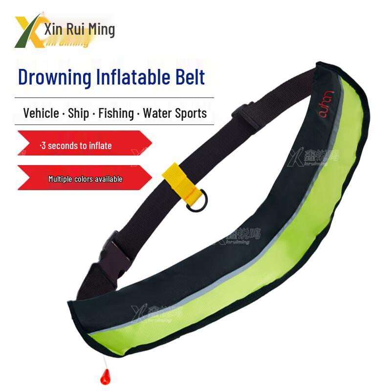 Portable Inflatable Life Buoy Waist Belt Manual