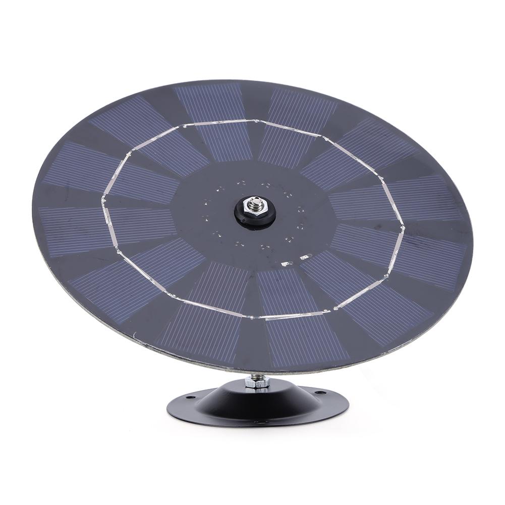 5W 5V Solar Panel Charger 360 Adjustable Bracket Monocrystalline Solar Panel Kit Wall Mount for Wireless Outdoor Security Camera