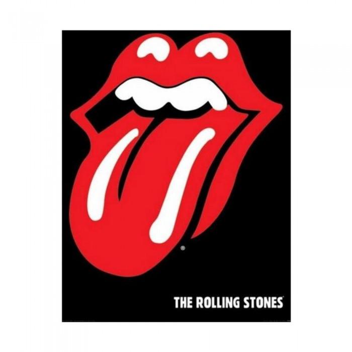Poster Maxi Labbro dei Rolling Stones nero/rosso