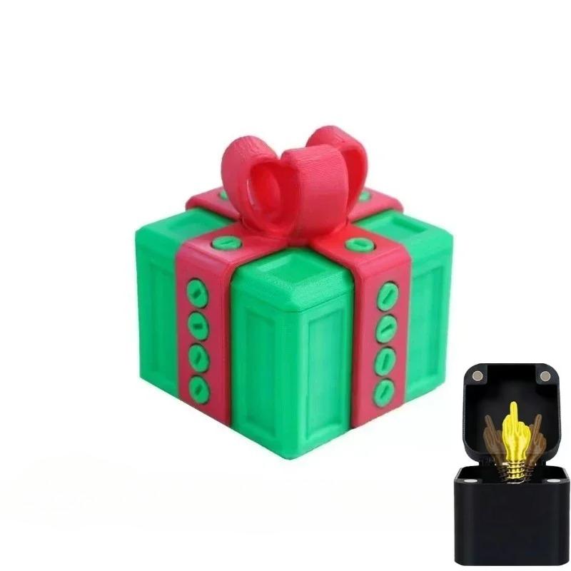 Από το κουτί αναδυόμενο Κουτί Δώρου Μέσου Δακτύλου Δημιουργική Διακόσμηση Γραφείου Σπιτιού Δώρα Μέσο Δάκτυλο Πρωτότυπο Χριστουγεννιάτικο Αστείο Δώρο Φάρσας