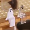 20pcs Sitting Pose Joy Garden Ghost Ornament Cute Ghost Statue Decorations Halloween Party