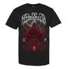 Rock Vintage Tops Moonsorrow Hooded Deity Vegvisir Print TShirt Finnish Viking Folk Metal Band Short Sleeve Casual Tee Unisex