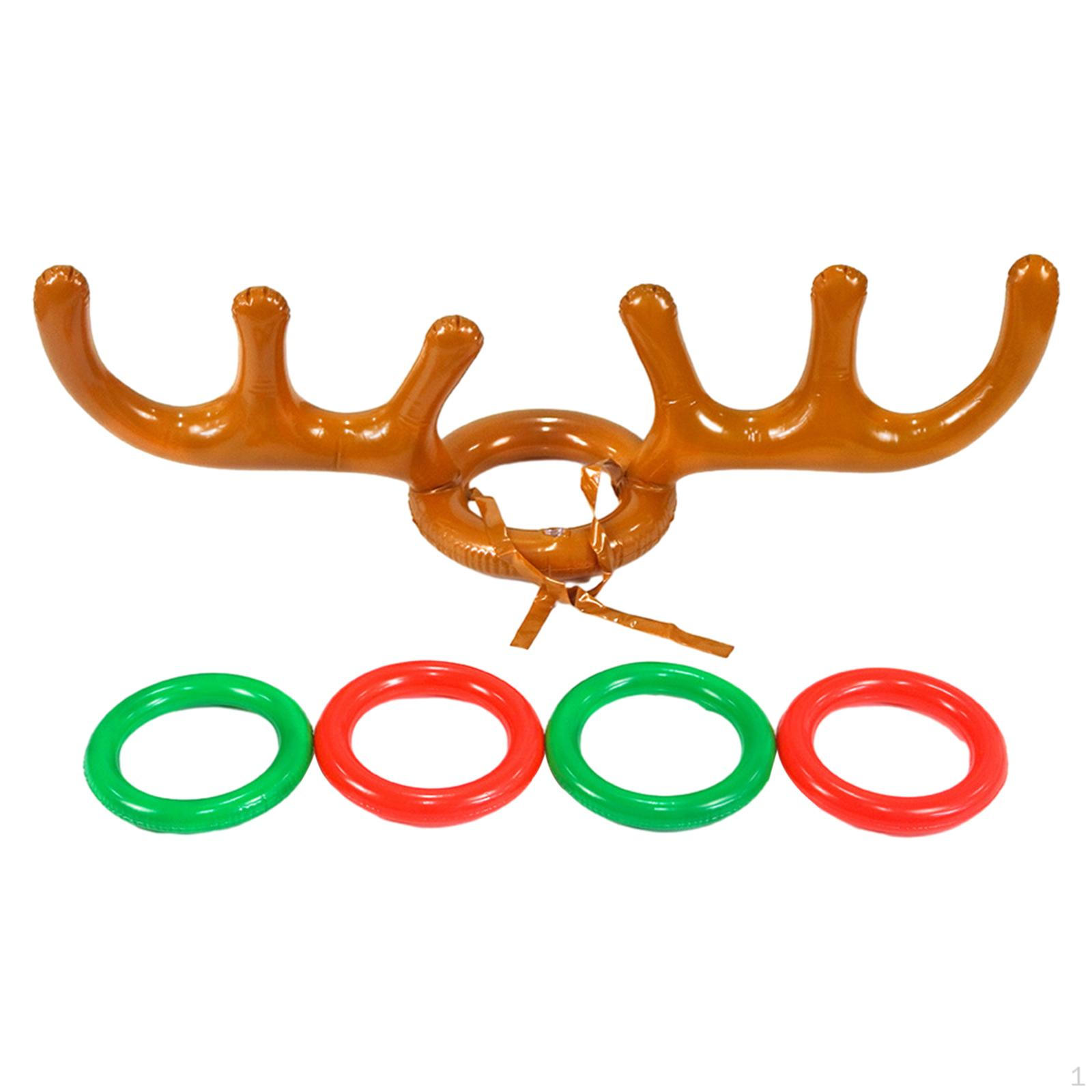 

Fun Carnival Ring Toss Game - Exciting Outdoor Activity for Christmas Party Brown