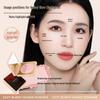 Honey Radiant Highlighting Powder: Single-Color White Matte Blush, Lightweight, Moisturizing, Brightening, Anti-Caking Formula, Non-Heavy.
