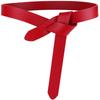 Knotted Genuine Leather Small Girdle, Pebbled Decorative Coat, Suit Belt, First-layer Cowhide Women's Belt