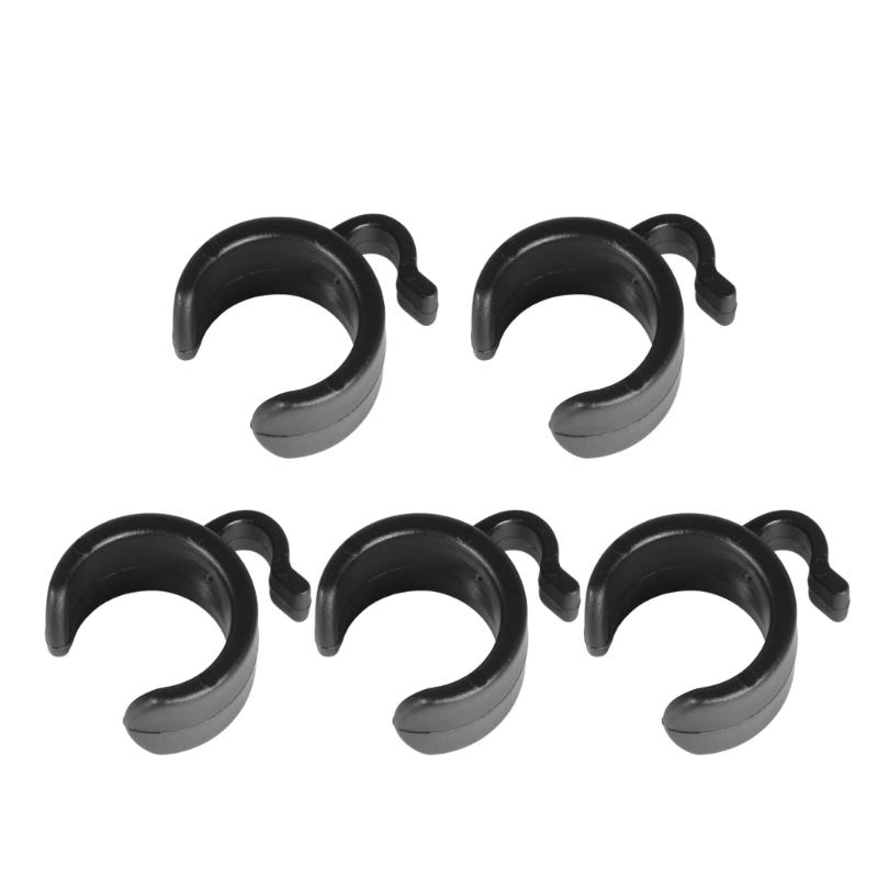 5PCS Cable Securing Clips for Organizing Messy Wire on Tripods Phone Microphone Setups 20mm and 25mm Diameter