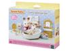 Famílias Sylvanian 5286 conjunto para casa de banho em estilo rural 3+