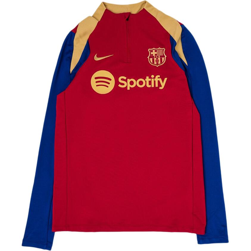 

Мужская рубашка с длинным рукавом и полумолнией Nike Dri-FIT Soccer Drill, разноцветные FJ5531-621 M