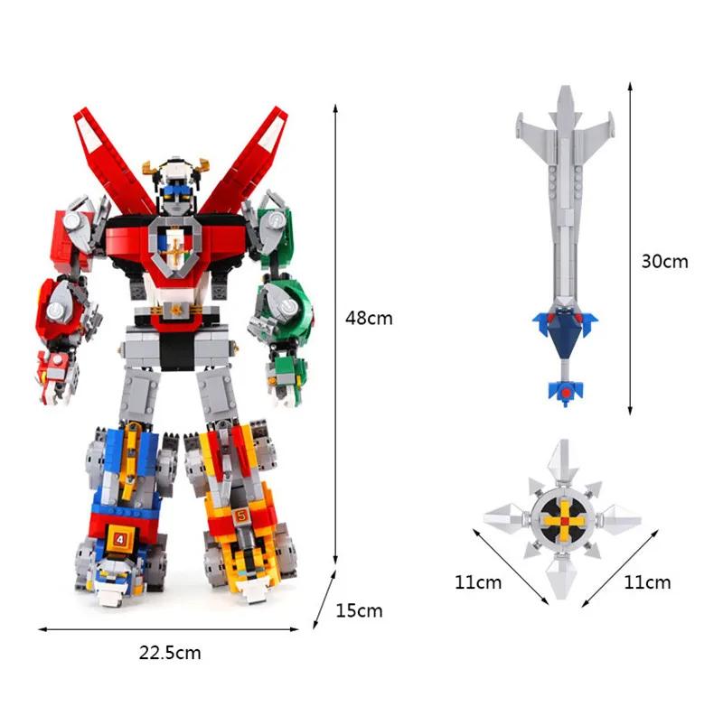 2334Pcs Voltron Defender of The Universe Model Building Block Bricks Toys Compatible 21311 Children Birthday Christmas Kids Gift