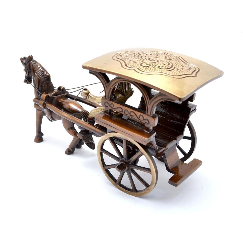 Europäisches Prunkstück für Pferdekutschen aus Messing, Standard, mehrfarbig, 1 Stück