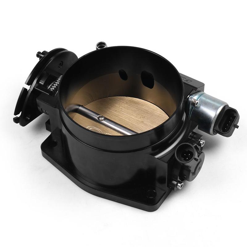 High Flow Billet Aluminum 92mm/102mm Throttle Body For LS1 LS2 LS3 LS6 LSX Car Modification Parts Black