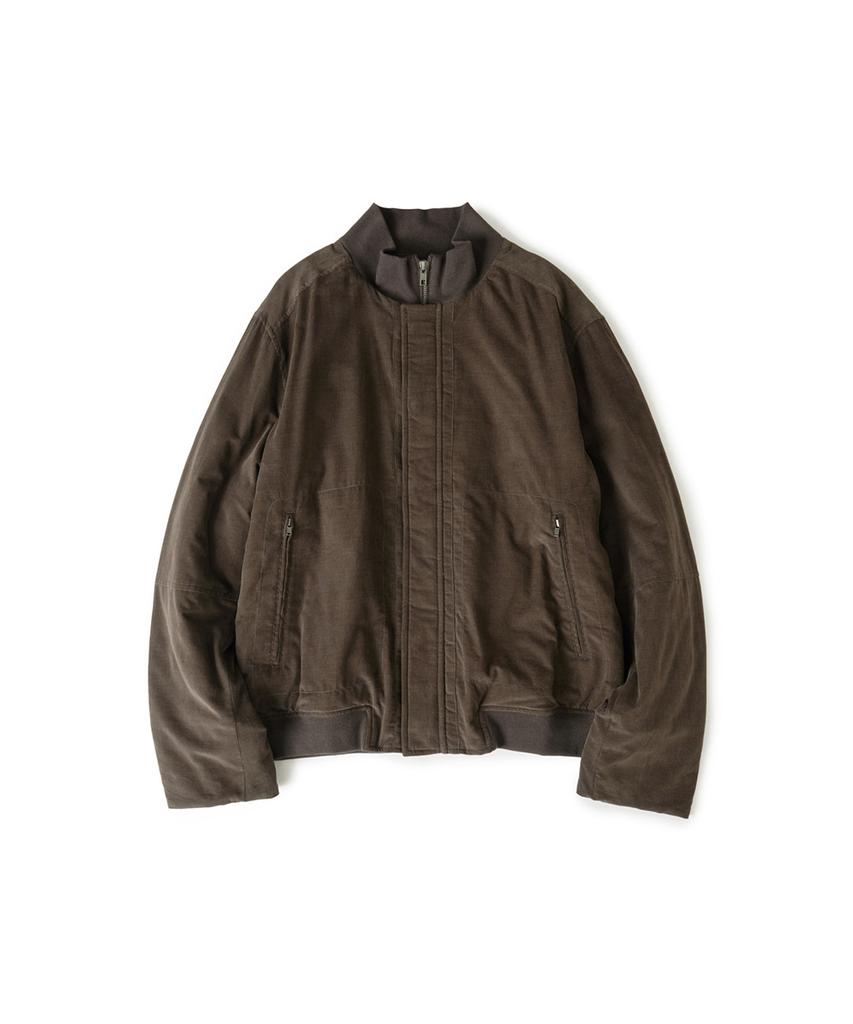 HATCHINGROOM Tanker Jacket Corduroy Dark Brown