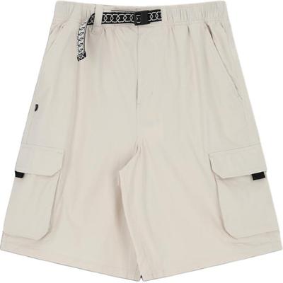 Logo Embroidered Quick-Dry Casual Shorts Men Shorts Ivory HJ2909072