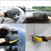 Soft Double-Sided Fleece Microfiber Car Washing Gloves Chenille Drying Cloth Thickened Cleaning Glove For Car Body Window Tire