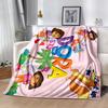 Dora Explorer Blanket Soft Warm Cozy Great for Livingroom Bedding Couch Four Seasons Universal Modern Unique Gift for Family and Friends Camping