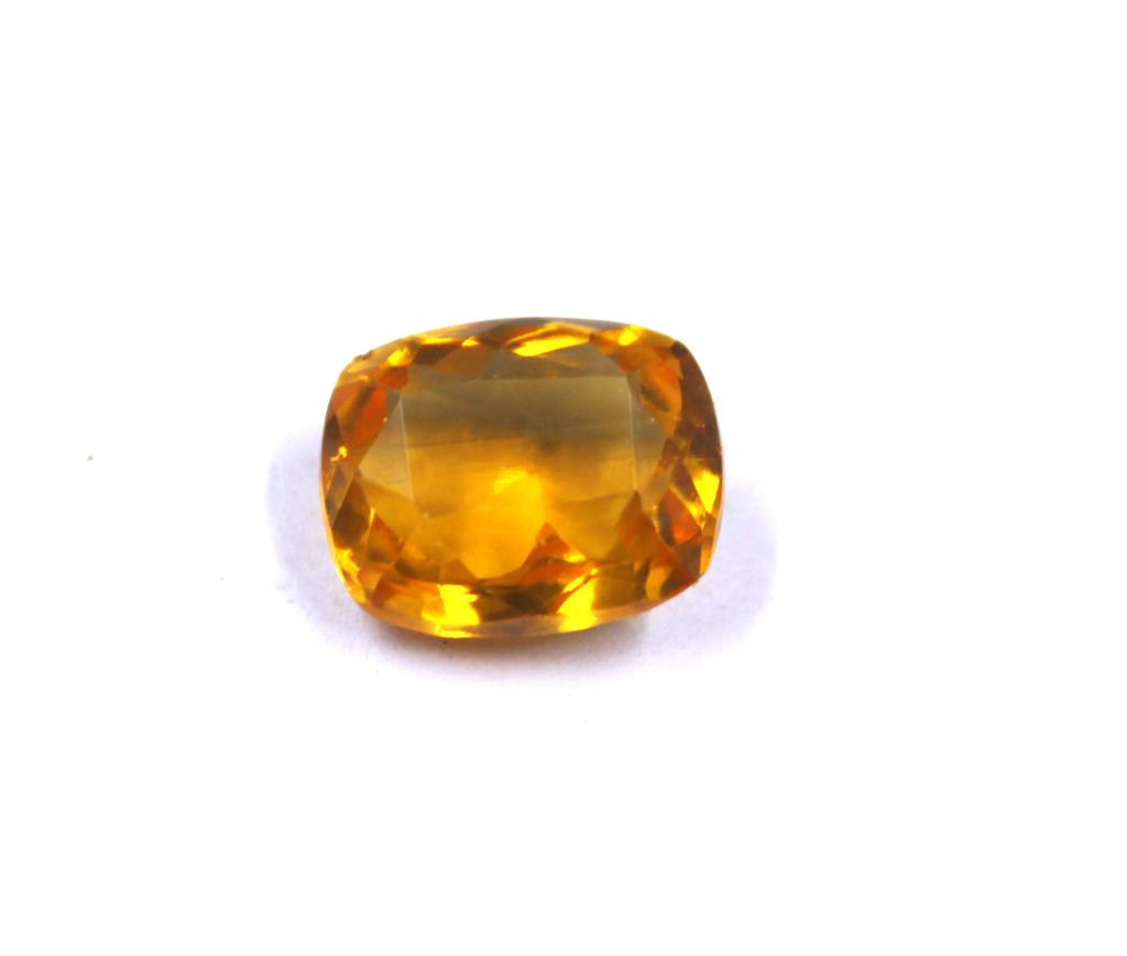 8.00 Carat Valentine Offer Yellow Alexandrite Cushion Shape Russia Certified Gemstone SN431
