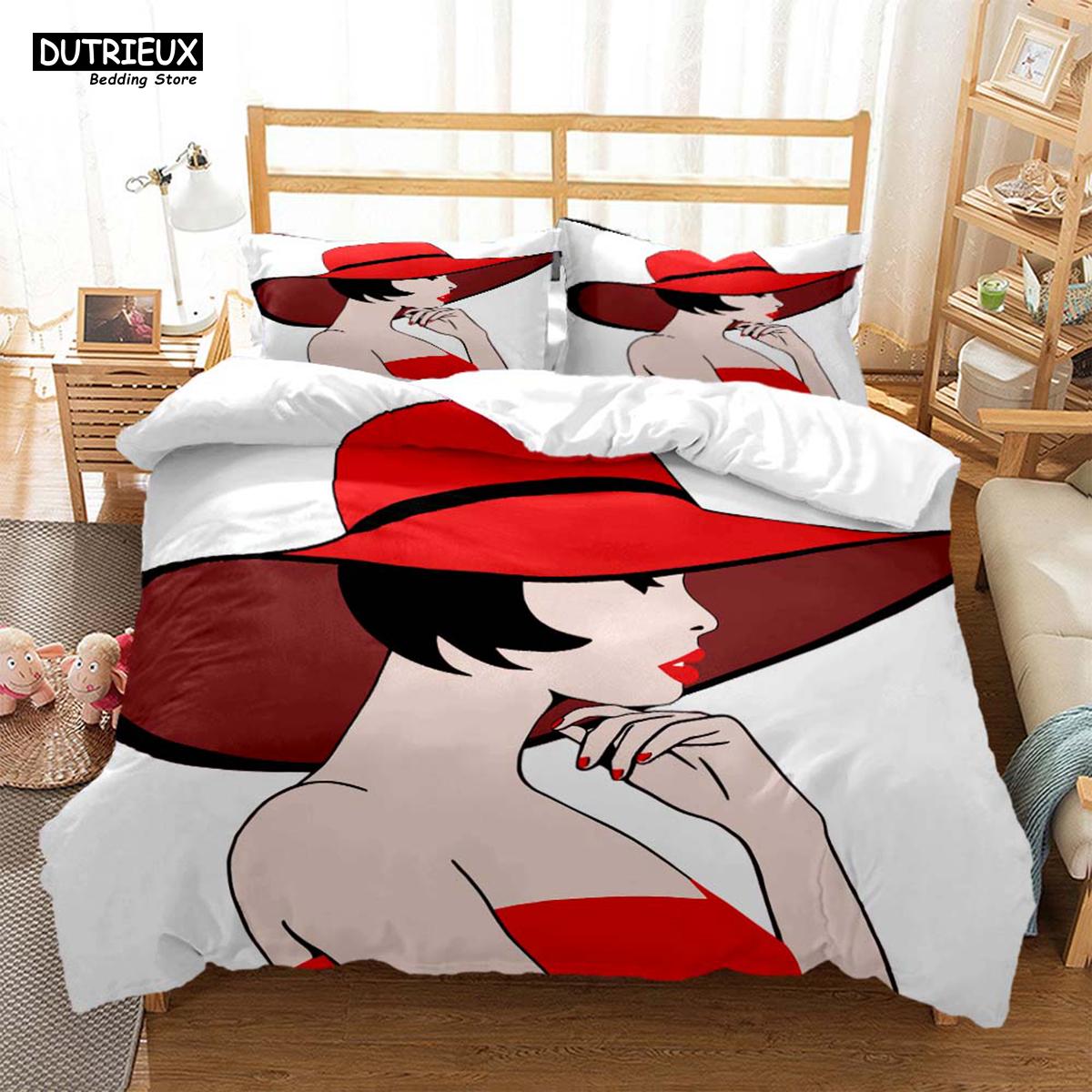 

Elegant And Minimalist Women Bedding Set Soft And Comfortable Complete Size Customizable Comforter Bedding Sets EU single(135x200cm)