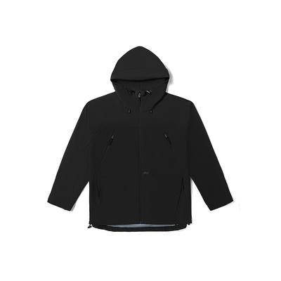 Vans Solid Color Zip-Up Hoodie Jacket Unisex Jackets Black VN000F2NBLK
