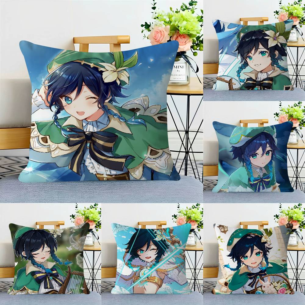 ANIME B-BarbatosS Pillowcase Toon Gift Cushion Cover Bedroom Home Sofa Chair Seat Decor Pillow Case