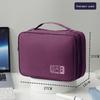 Triple-Layer Shockproof Portable Organizer for Cables, Earphones, Power Banks & Hard Drives