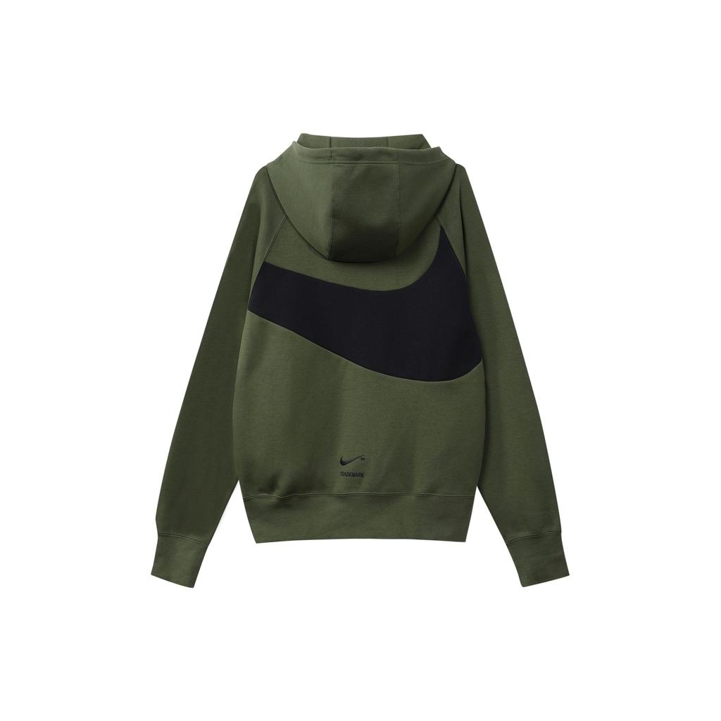 Nike SPORTSWEAR TECH PACK Sweatshirts Men's Army Green Hooded Moderate Regular DD8223-326