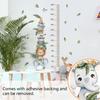 Ύψος Παιδιών Τοίχος Ύψους Ζούγκλα Παιδικό Ύψος Χαριτωμένο Σκανδιναβικό Ξύλινο Τοίχωμα Κομψό Αφαιρούμενο Τοίχωμα Ιδανικό για Ενοικιαζόμενο Ταπετσαρία Κομψή Διακόσμηση Αυτοκόλλητο Τοίχου