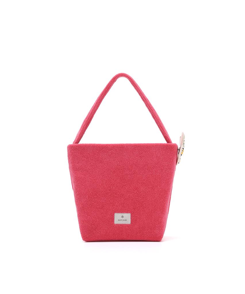 Snowpeak Apparel [Snowpeak X Hersi] Terry Mini Tote Bag (S25Mwftb79) Pink