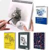 Portable Coil Sketchbook Perforated Pages Sketching Notebook  Crayon Drawing