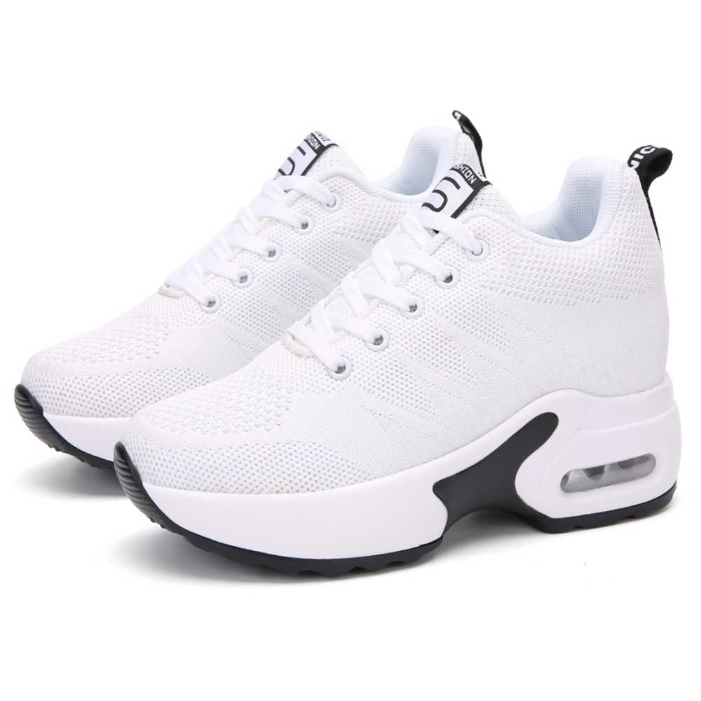 Fashion Playform Height Increasing Womens Loafer Vulcanize Sneakers Woman Luxury Ladies Shoes Sports Luxury Brand Wide Fit Gym