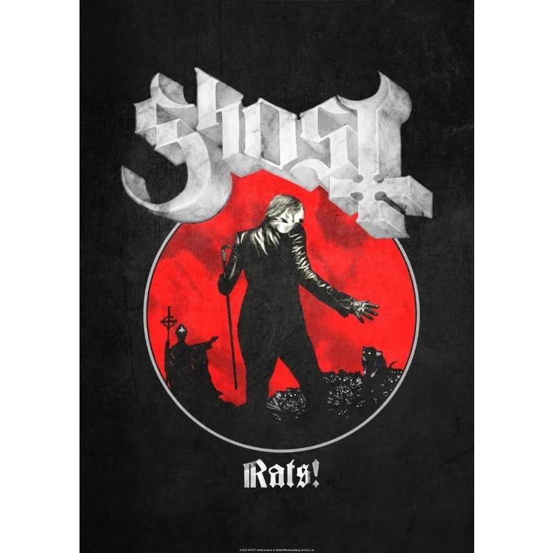 Abstraktes Ghost Band Poster Heavy Metal Band Wandkunst Leinwandmalerei Drucke HD Bilder für Wohnzimmer Kaffeehaus Bar Heimdekor