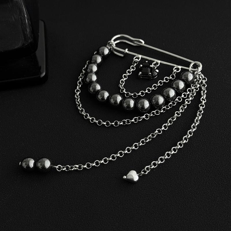 Metal Tassel Brooch Personality Versatile Pin Corsage Detachable Brooch Clothing Accessories For Women Jewelry Gifts
