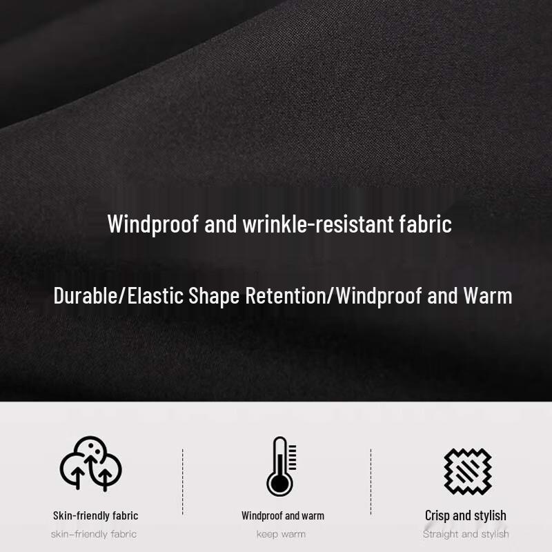 TRIES Men's Hooded Windproof Padded Jacket