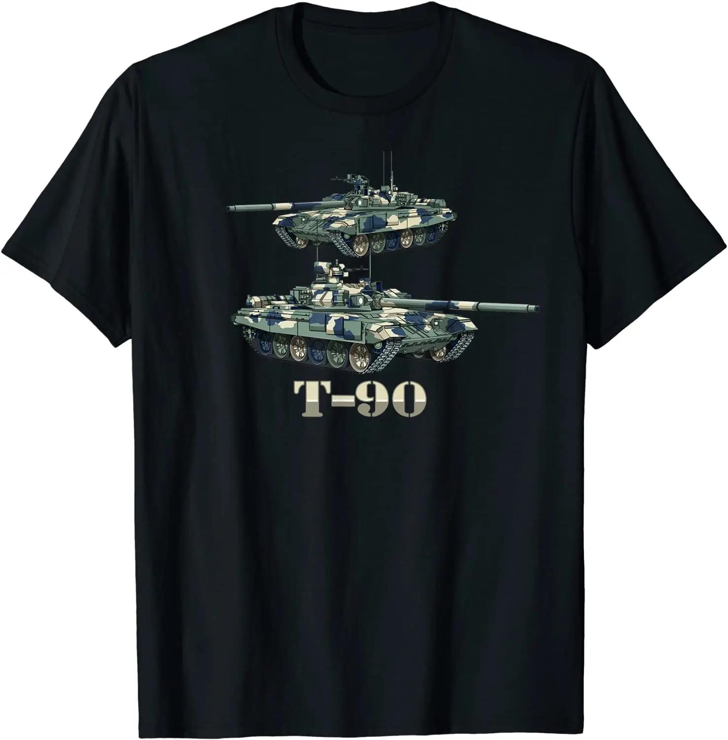 

T90 Russian Army Main Battle Tanks Men TShirt Short Sleeve Casual 100 Cotton Shirts Size S3XL S