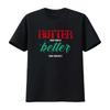 Hotter Than Your Ex Better Next Print T Shirt for Casual Fashion Vintage Washed Breathable Unisex Versatile Homme Stylish
