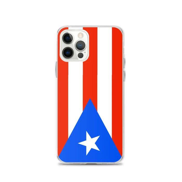 Coque Telefone Drapeau Porto Rico - iPhone 12 Pro