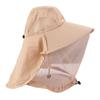 Foldable Net Cover Hat UPF50+ Sun Protection Hat Breathable Bee Mosquito Hat  Unisex