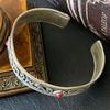 Used Made In Nepal Handmade Engraved Bangle Tibetan Silver