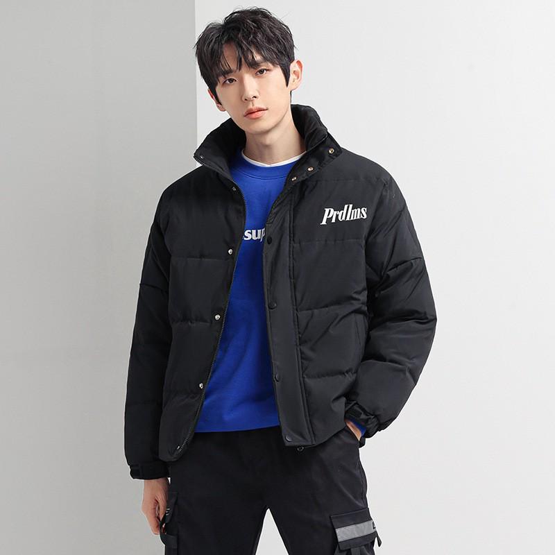 Couple Winter Down Jacket Trendy Youth Casual Warm Coat White Duck Puffer Men Women