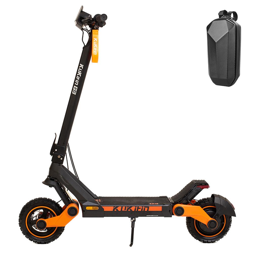 Kukirin GIII 1200W Electric Scooter, 50km/h Max Speed, 63km Range,52V 18.2Ah, 10" Off-road Tires, Rocker Arm Suspension, Foldable, IP54