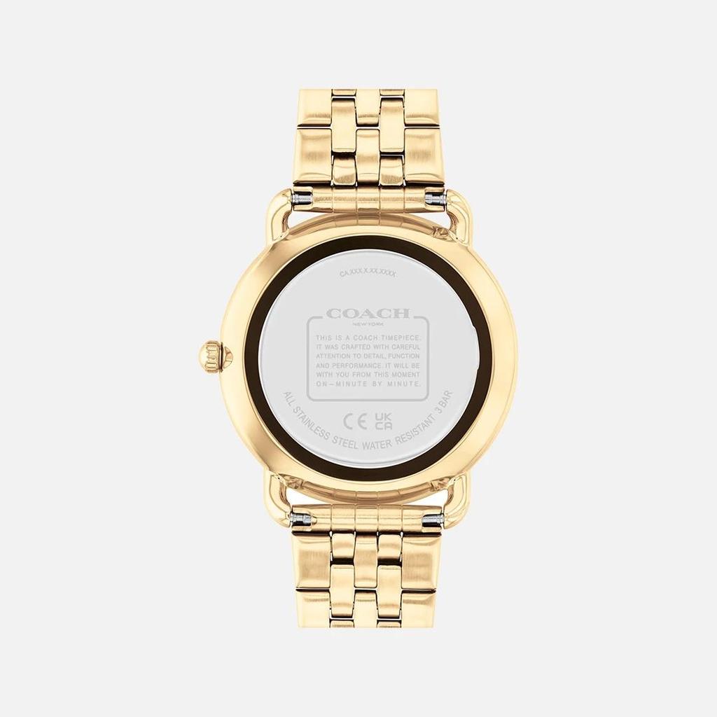 Coach Damen Elliot Armbanduhr aus Edelstahl in Gold-Ton 36mm 14504349