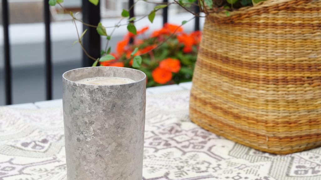 HORIE Premium Kiln-Crafted Titanium Double-Walled Tumbler, Made In Tsubame, Niigata Prefecture, 350cc, Set of 2, Silver (T08KMS350SET)