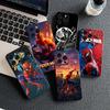 Spiderman Marvel Spider Man Casing Phone Cover for Apple iPhone 16 15 14 11 Pro Max 7 8 Plus SE2 SE3 SE 2022 2020 Case