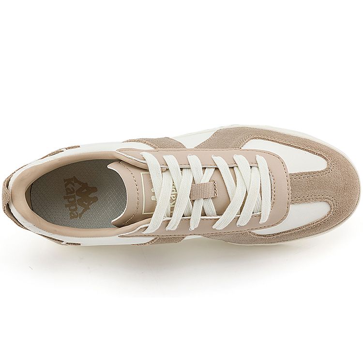 Kappa Casual Comfortable Trendy Low-Top Skate Shoes Unisex Sneaker White Brown K0DY5CC19-648