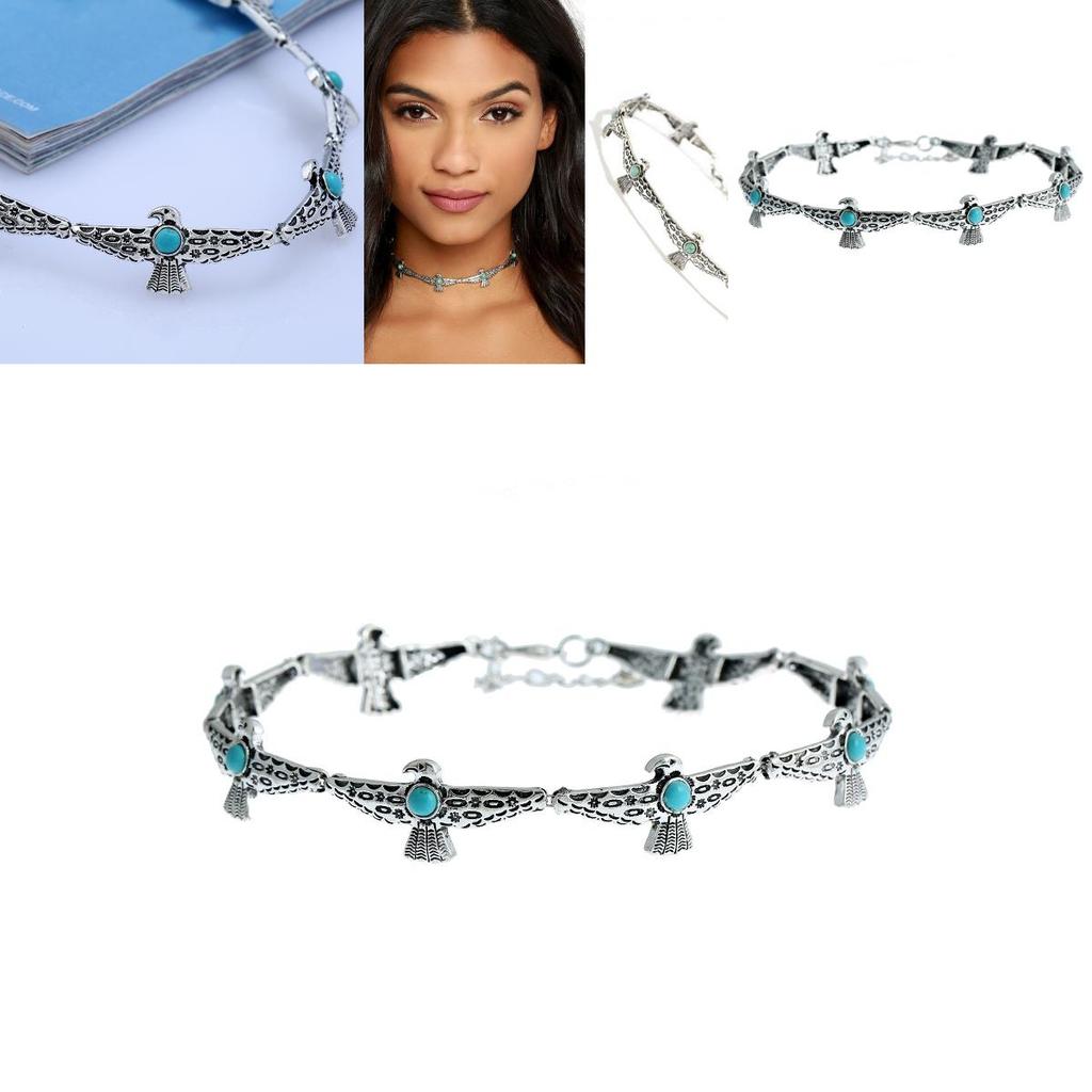 Retro Copper Pendant Necklace With Geometric Design For Women Party Accessory