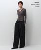 MUSINSA STANDARD WOMAN Women'S Deep Tuck Variable Wide Lounge Sweatpants [Black]