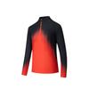 Champion Outdoor Series Stand Collar Casual Versatile Color Block Gradient Long Sleeve Knit Top Women Tops 162540412-2