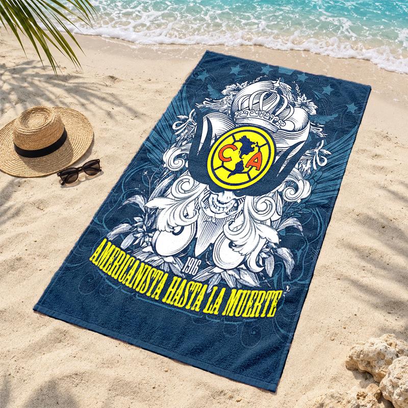 Club America Microfiber Beach Towel Quick Dry Sand Free Lightweight Beach Towels for Travel Swimming Camping
